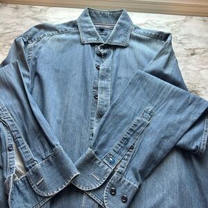 Tommy Hilfiger Classic Blue Denim Shirt